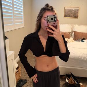 Zara Elegant Black Shirt